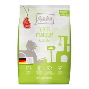 1,5kg MjAMjAM Knapperige Maaltijden Rund & Gevogelte Kattenvoer droog