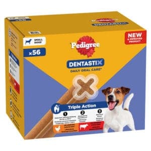 168 Stuks Voor Kleine Honden (5-10 kg) Dagelijkse Gebitsverzorging Pedigree Dentastix