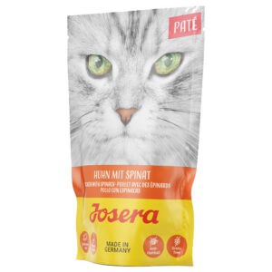 16x85g Kip met Spinazie Josera Paté Kattenvoer nat