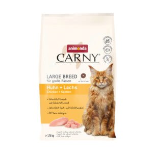 1,75kg animonda Carny Large Breed kip + zalm droogvoer voor katten