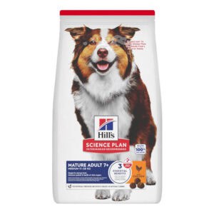 Hill's Mature Adult 7+ Medium met Kip Science Plan Hondenvoer – 18 kg