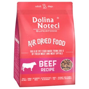 1kg Dolina Noteci Superfood Adult Dry Dog Food met Rundvlees Droogvoer voor honden