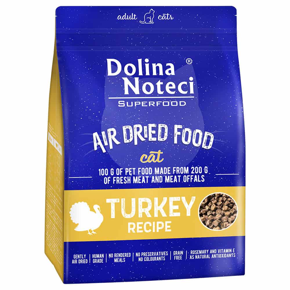 1kg Dolina Noteci Superfood Feline Kalkoen Kattenvoer droog