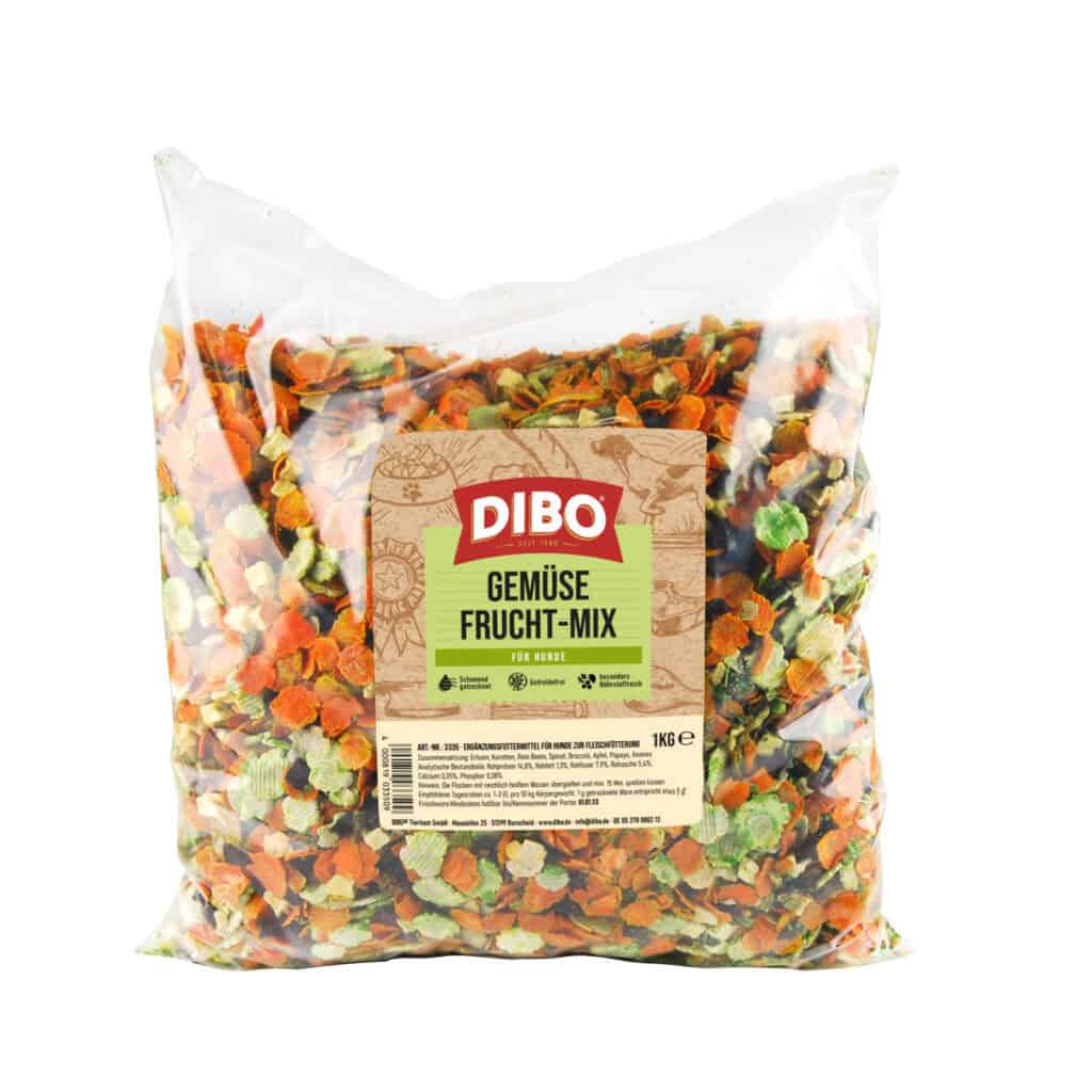 1kg Groenten-Vrucht-Mix Dibo Hondenvoer