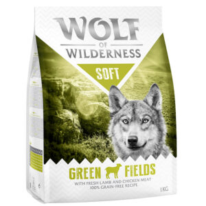 1kg "Soft Green Fields" Lam Wolf of Wilderness Hondenvoer