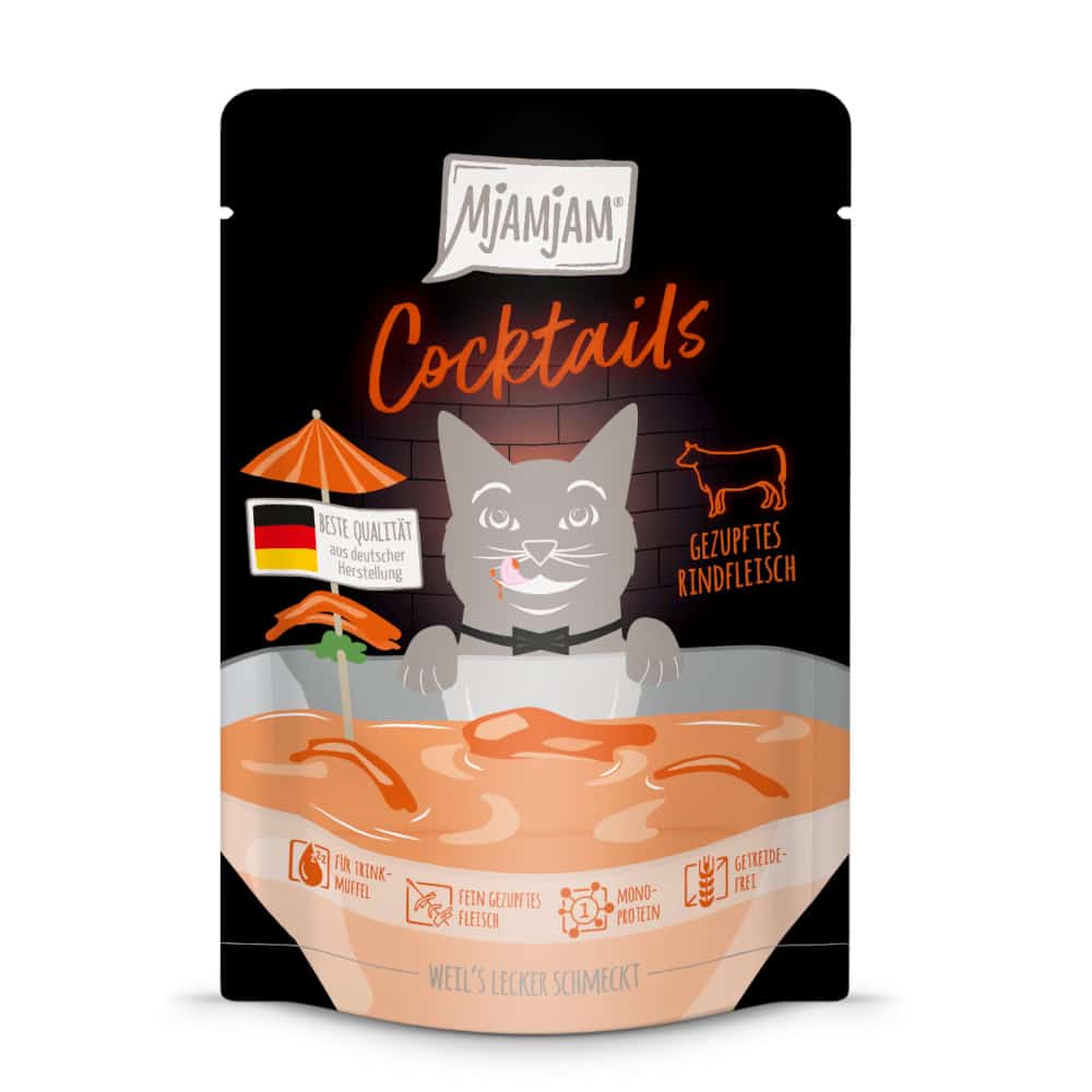 20x40g MjAMjAM Cocktails Rund nat kattenvoer