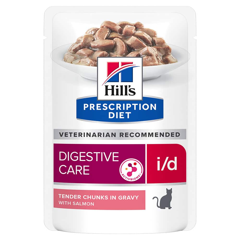 24x12g I/D Digestive Care Zalm Hill’s Prescription Diet Kattenvoer