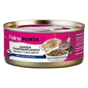 24x156g Feline Tonijn met Garnalen Porta 21 Kattenvoer