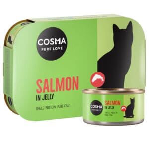 24x170g Zalm in Gelei Cosma Original Kattenvoer