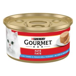 24 x 195g Gourmet natvoer voor katten Tonijn & Zeevis