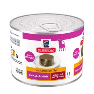 24 x 200 g Hill's Science Plan Adult Small & Mini Mousse kip hondenvoer nat