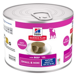 Hill's Science Plan Mature Small & Mini Mousse rund hondenvoer nat – 12 x 200 g