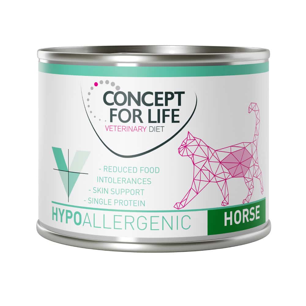 Concept for Life VET Hypoallergenic Paard Concept for Life Veterinary Diet Kattenvoer – 1,2 kg