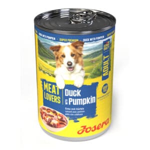 24x400g Josera Meatlovers Menu Eend & Pompoen Natvoer voor Honden