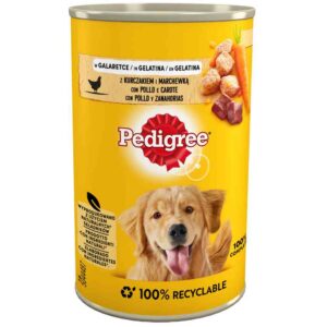 24 x 400 g Pedigree Adult Classic met kip nat hondenvoer