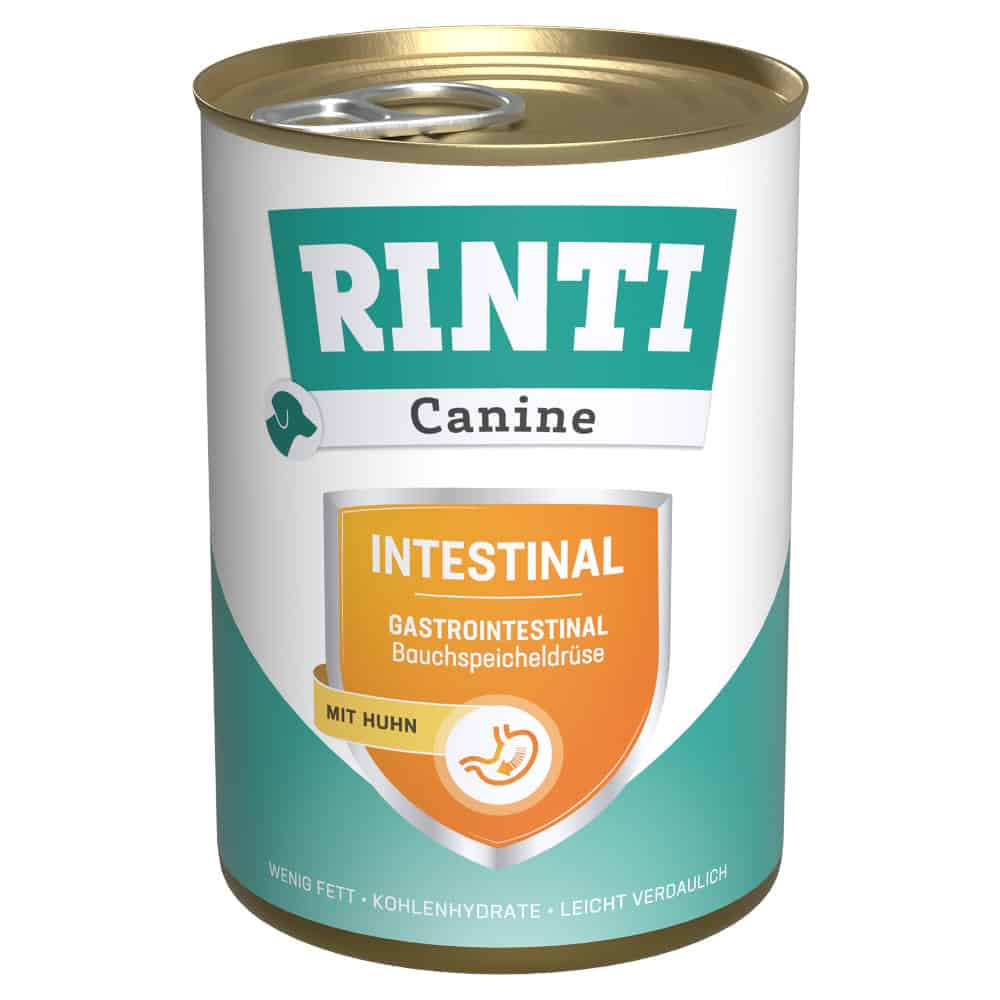 Rinti Canine Intestinal met Kip hondenvoer nat – 12 x 400 g
