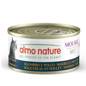 24x70g Almo Nature HFC Cat Mousse tonijn met garnalen natvoer voor katten
