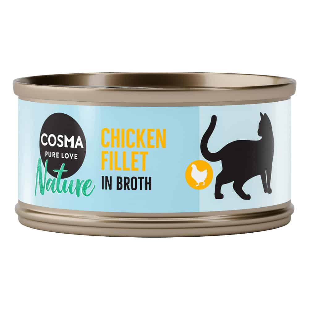 24x70g Nature Kipfilet Cosma Kattenvoer