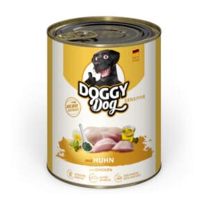 24x800g Doggy Dog Adult Sensitive met kip nat hondenvoer