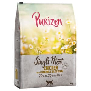 2,5 kg Single Meat Kip met Kamillebloesem Purizon Kattenvoer