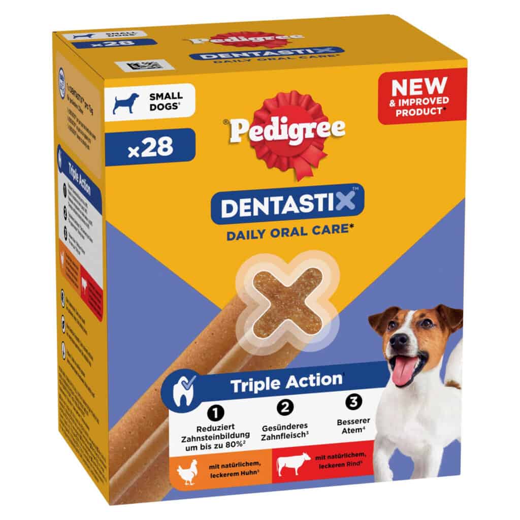 28x Dentastix Voor Kleine Honden Pedigree Hondensnacks