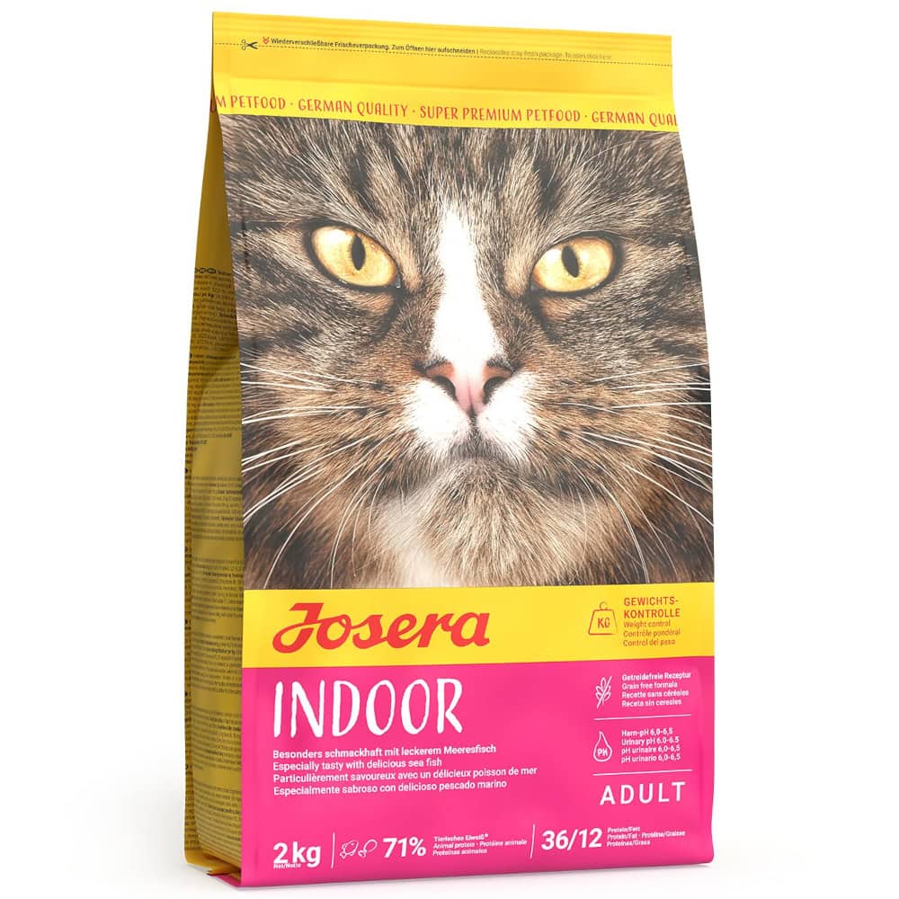Josera Indoor Cat droog kattenvoer – 2 kg