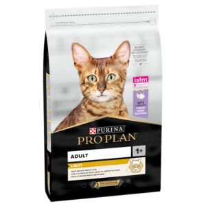 2x10kg Light Adult Optilight Rijk aan Kalkoen Pro Plan Kattenvoer