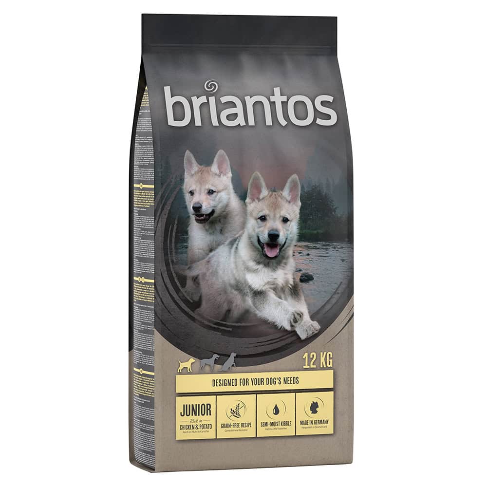 Briantos Junior Droogvoer voor Honden: Eend & Aardappel (graanvrij) – 12 kg
