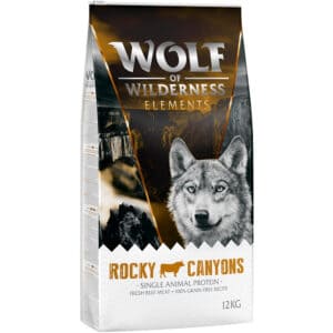 2x12kg Rocky Canyons Rund Wolf of Wilderness Hondenvoer