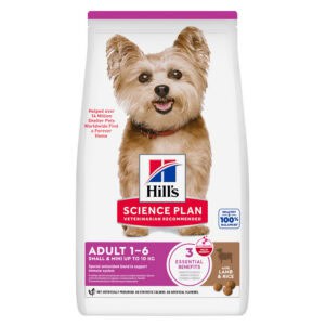2 x 1.5 kg Adult Small & Mini Lam & Rijst Hill's Science Plan Hondenvoer