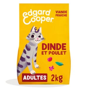 Edgard & Cooper Adult Kip en Kalkoen Graanvrij Kattenvoer – 4 kg