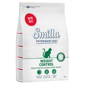 2x4kg Weight Control met Rund Smilla Veterinary Diet Kattenvoer