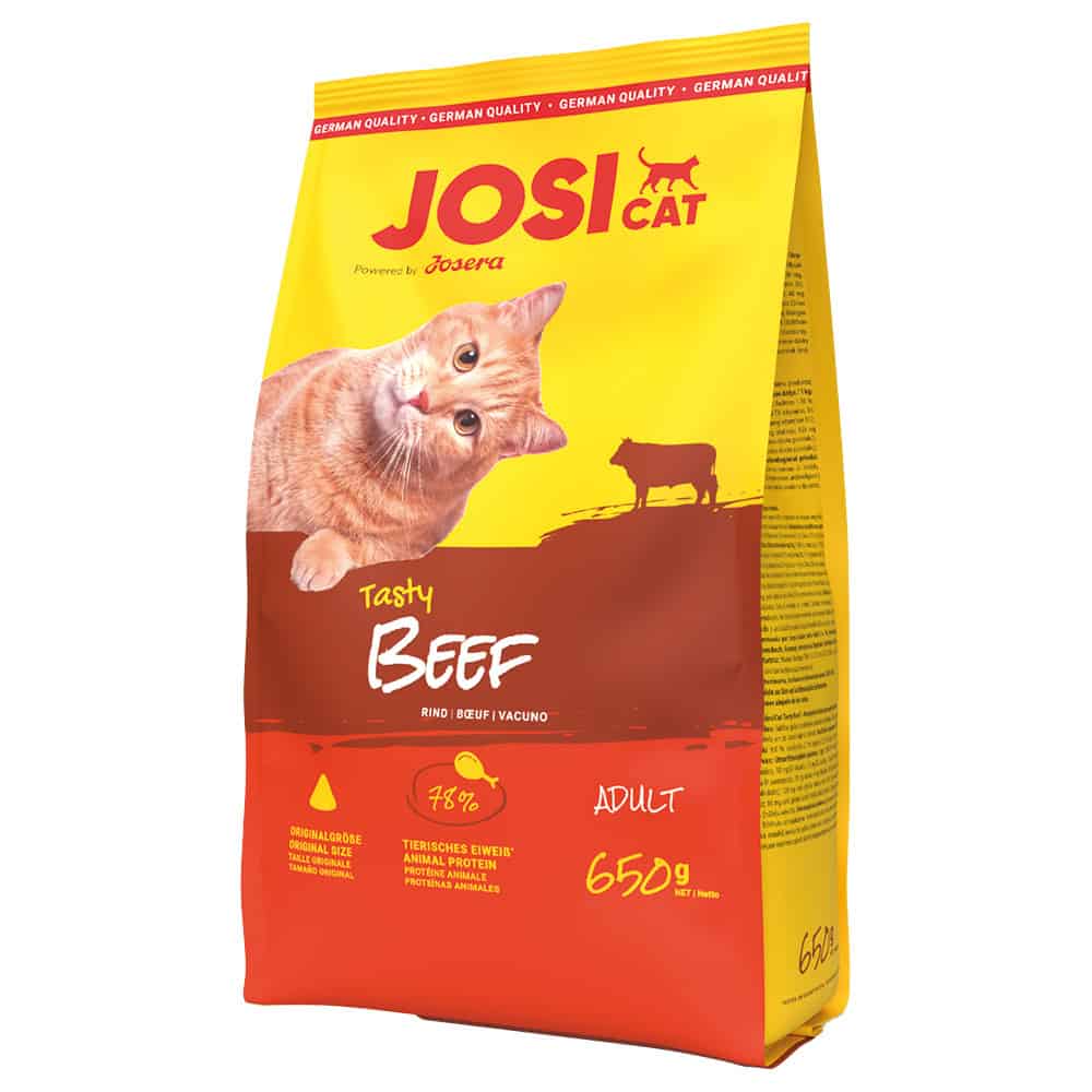 JosiCat Josera Heerlijk droog rundvlees kattenvoer – 650 g