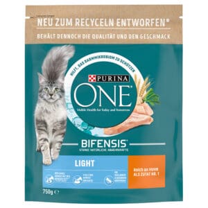 2x750g Light met Kip Purina ONE Kattenvoer