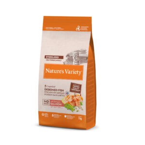 2x7kg Nature's Variety Selected Sterilised Norwegian Salmon kattenvoer