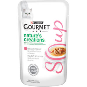 32x40g Soup Tonijn & Ansjovis Gourmet Kattenvoer