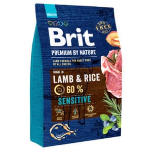 3kg Brit Premium by Nature Sensitive Lam & Rijst droog hondenvoer