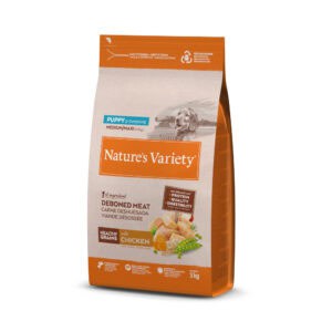 3kg Nature's Variety Healthy Grains Puppy Medium/Maxi Kip droog hondenvoer