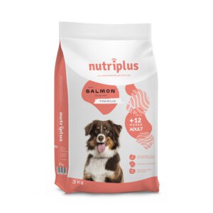 3kg Nutriplus Adult Dog met zalm droog hondenvoer