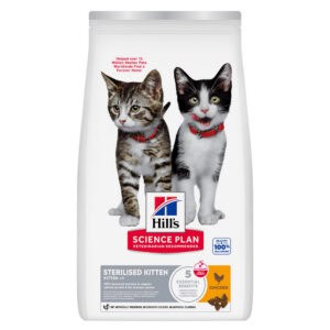3kg Sterilised Kitten Kup Hill's Science Plan Kattenvoer droog