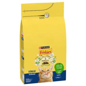 3x1,5kg PURINA Friskies Gesteriliseerde kat met lam, kip en groenten