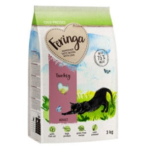 3x3kg Adult Koudgeperst Kalkoen Feringa Kattenvoer