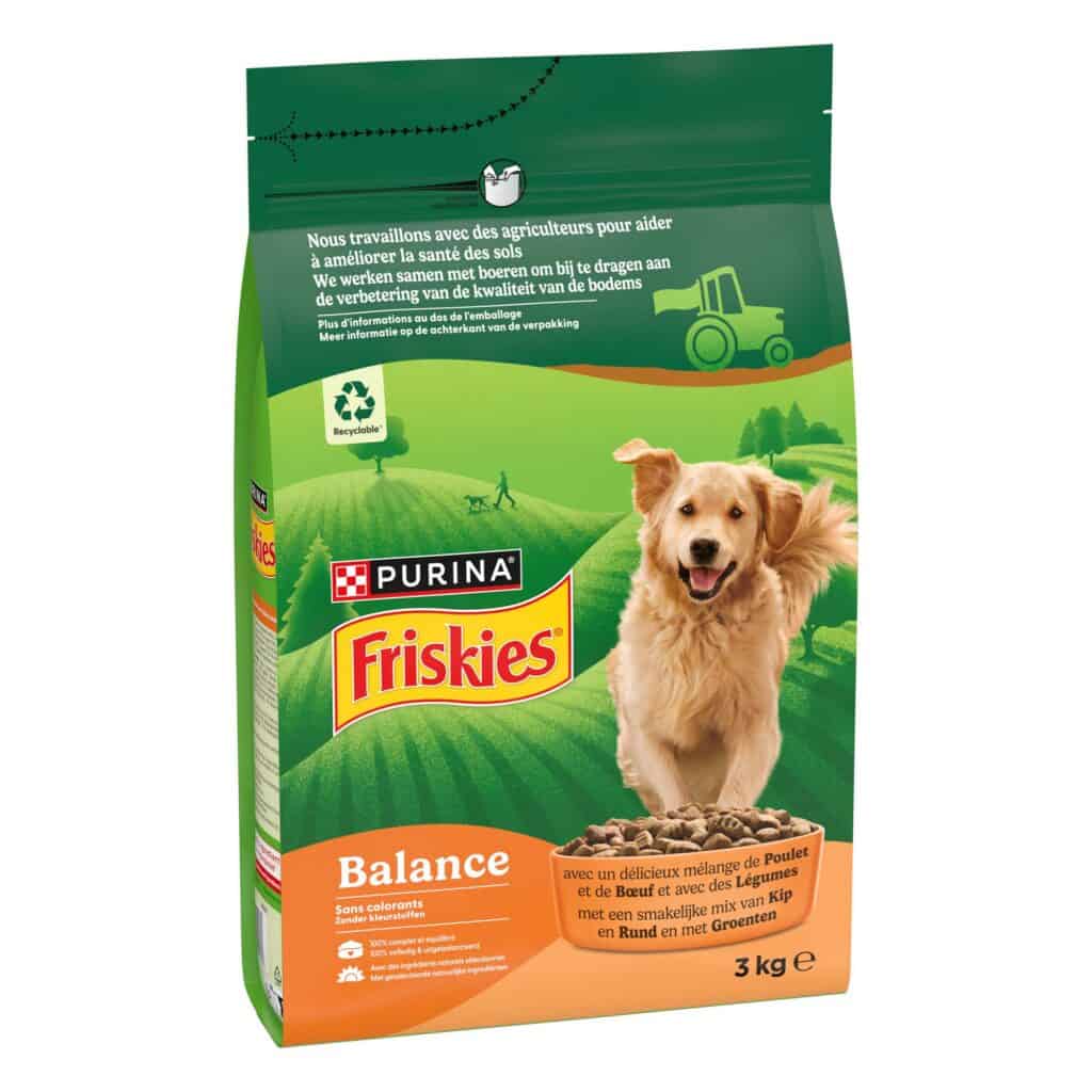 3x3kg Purina FRISKIES Balance dog met kip, rundvlees en groenten droogvoer voor honden