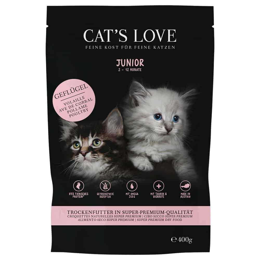 400g Cat’s Love Junior Gevogelte Kattenvoer droog