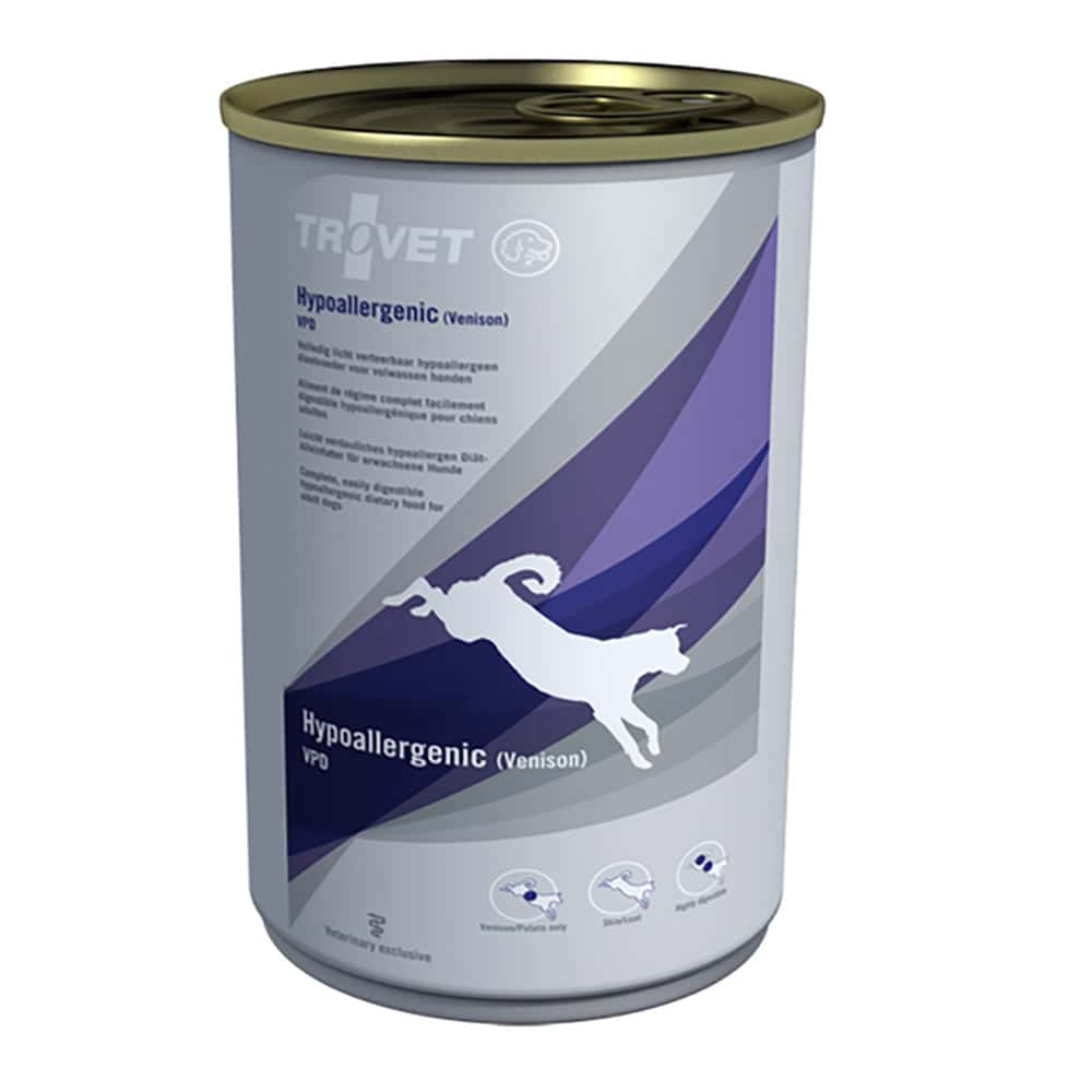 400g Hypoallergenic Hert VPD Trovet Hondenvoer