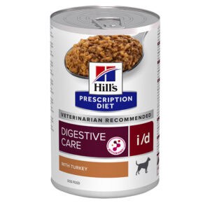 Hill's Prescription Diet i/d Digestive Care Kalkoen Hondenvoer – 12 x 360 g