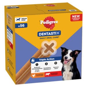 56 Stuks Voor Middelgrote Honden (10-25kg) Pedigree Dentastix