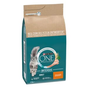 5,7kg Adult Kip & Volkoren Granen Purina ONE Kattenvoer