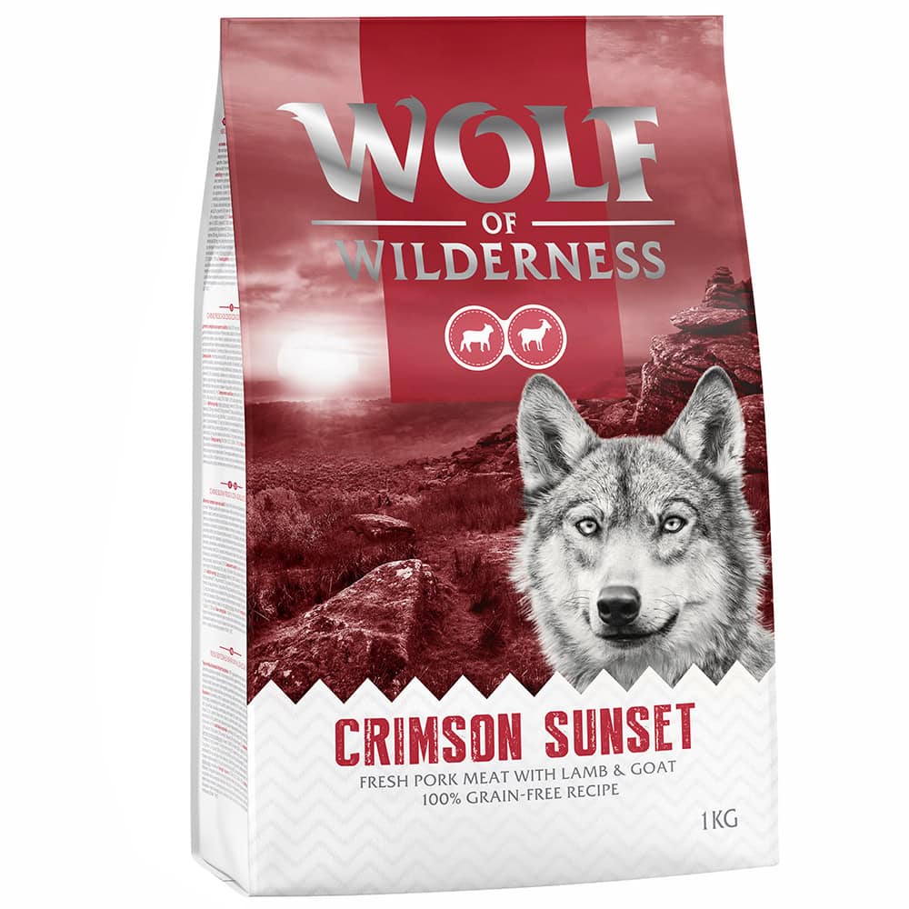 Wolf of Wilderness Crimson Sunset Lam & Geit Hondenvoer – 1 kg