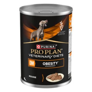 Purina Pro Plan Veterinary Diets of Purina Veterinary Diets Canine natvoer voor honden - Mousse OM Obesity – 800 g